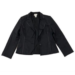 Vintage Preston and York Blazer, Size 12 Petite, Black